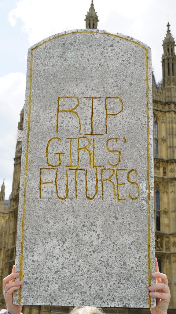 RIP GIRLS' FUTURES GRAVESTONE